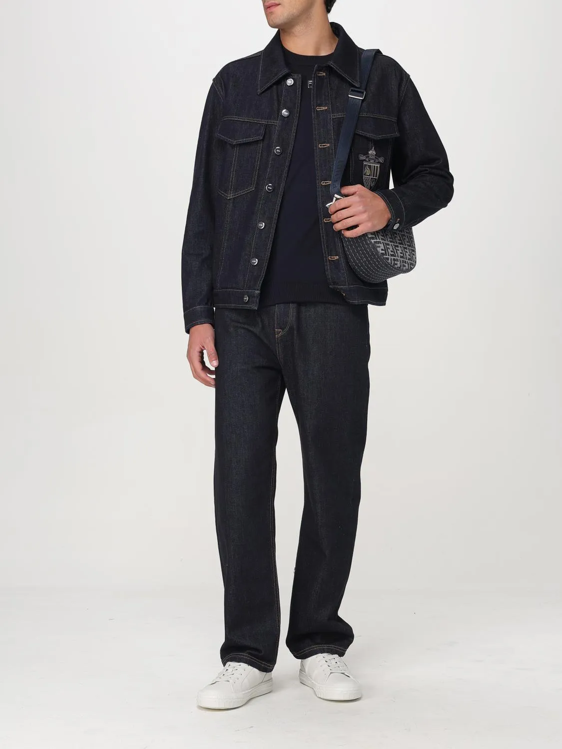 Fendi Shoulder Bag Men Denim
