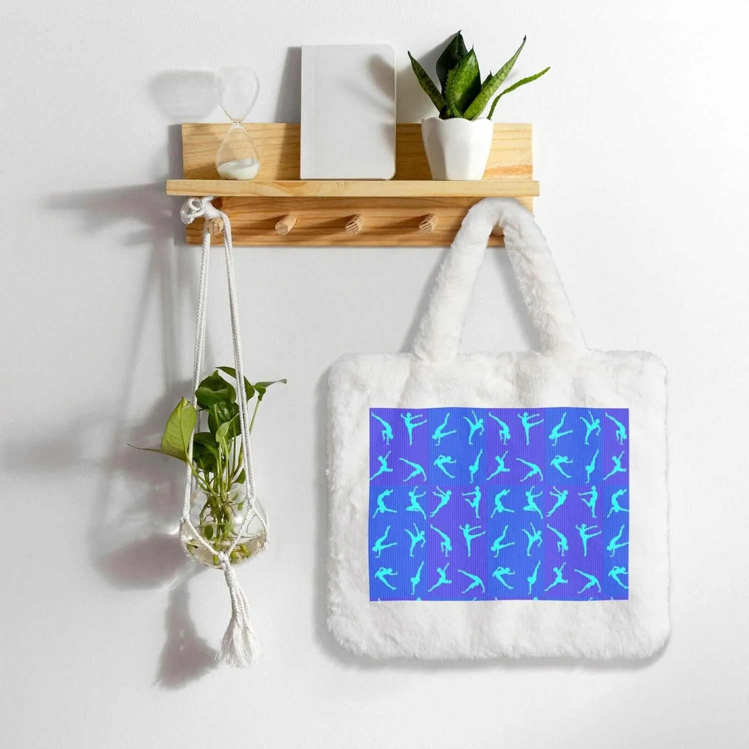 Fluffy Tote Bag Ladies Shoulder Bag Women Furry Tote Bag Plush Handbag Women Cute Bag for Women