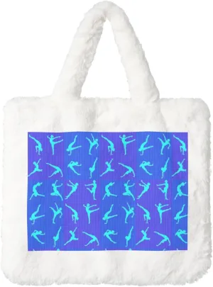 Fluffy Tote Bag Ladies Shoulder Bag Women Furry Tote Bag Plush Handbag Women Cute Bag for Women