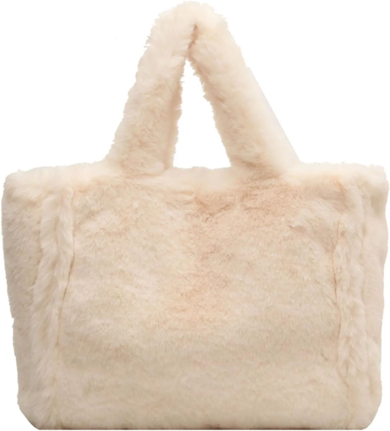 Fluffy Tote Bag Large Fur Purses for Women Winter Fuzzy Totes Furry Shoulder Handbag Plush Bags