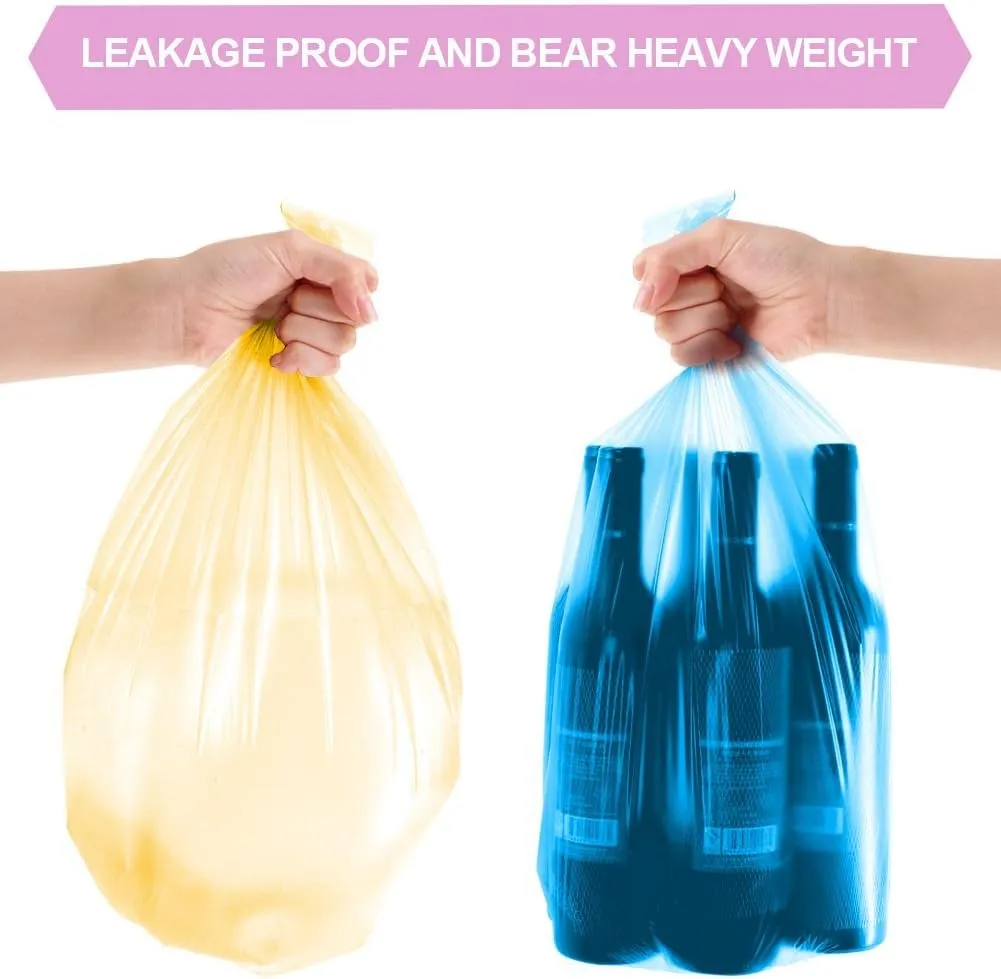 FORID 8 Gallon Trash Bags Colored - Extra Thick Medium Garbage Bags Unscented, Strong Plastic Waste Can Liners for Home Bathroom Office Kitchen,150 Count 5 Rolls,30 Liters
