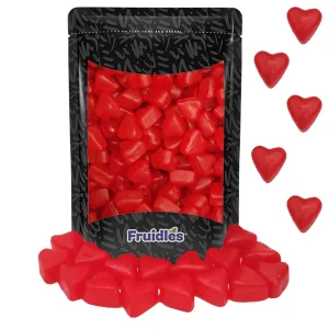 Fruidles Valentine's Cherry JuJu Hearts Jelly, Delicious Gummy Candy, Fun and Festive Holiday Snacking, Party Favor (1 Pound)