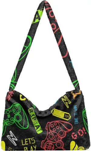 GAIGEO Skateboard Bright Ladies Shoulder Handbags, Shoulder Bag with Pocket, Autumn Handbags