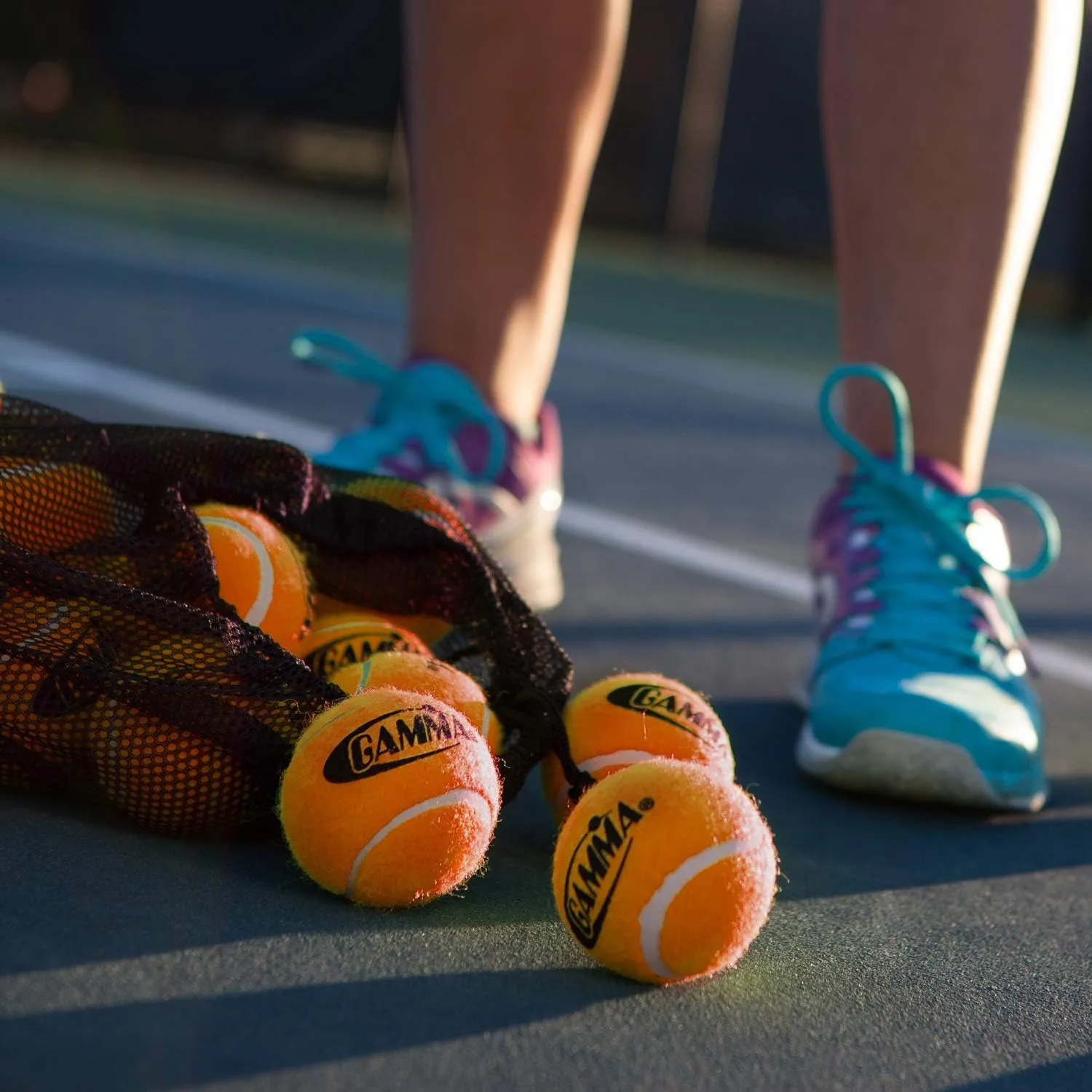 GAMMA Sports Pressureless Tennis Ball Bags, 12 Bag, 18 Bag, Yellow Tennis Balls, Multiple Colors, Practice, Court, Pet Toys, Colored Tennis Balls, Durable Construction