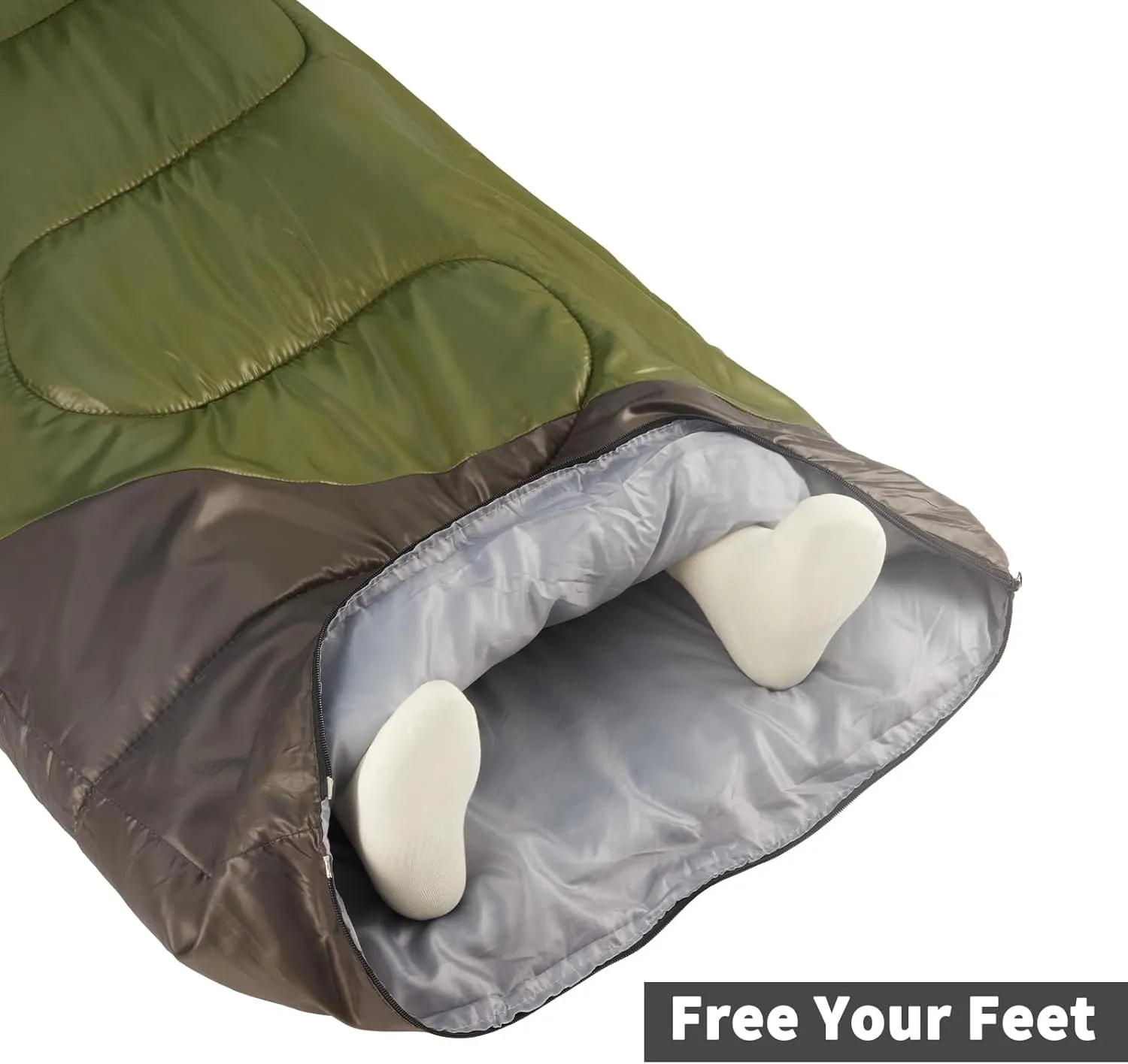 GEERTOP Backpacking Sleeping Bag for Camping, Lightweight Sleeping Bags for Adults Kids Summer Warm Cold Weather Hiking Travel
