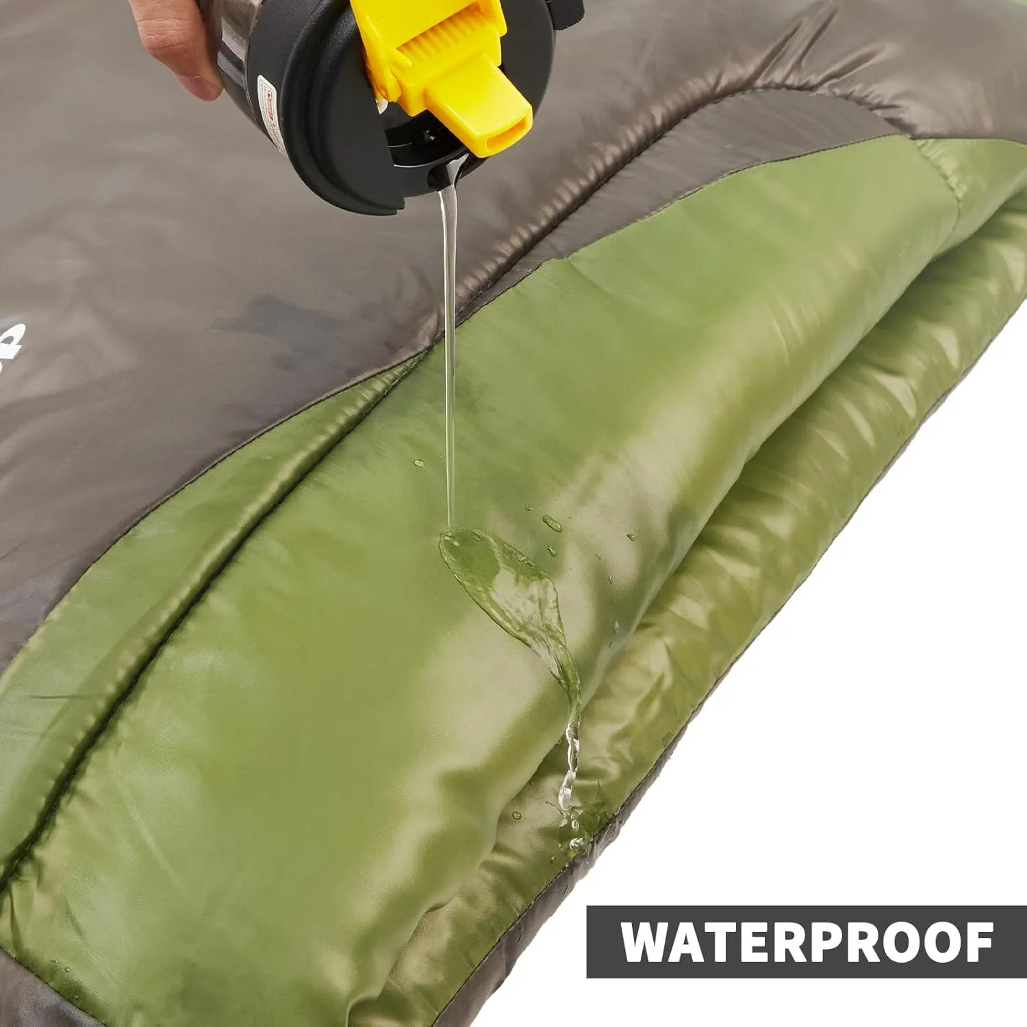 GEERTOP Backpacking Sleeping Bag for Camping, Lightweight Sleeping Bags for Adults Kids Summer Warm Cold Weather Hiking Travel