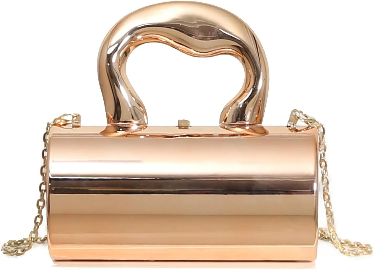 Gold Purse, Clutch Purses for Women, Acrylic Clutch Y2k Purse Satchel Crossbody Bags Women's Evening Parties Handbag