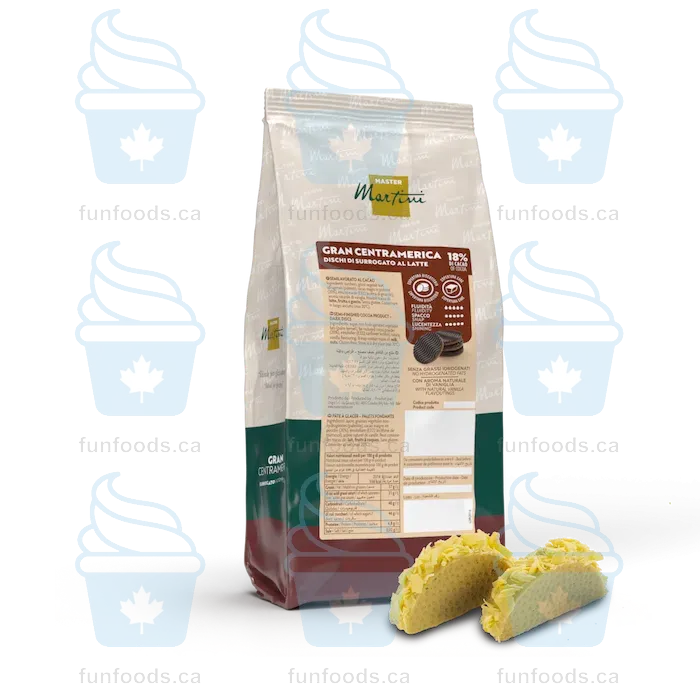 Gran Centramerica Yellow Lemon Discs - Compound Chocolate - 10 KG Box - Master Martini Canada