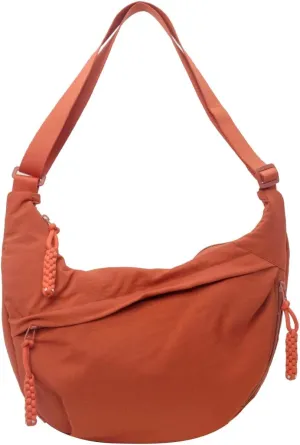 GRPKSSIB Nylon Crescent Bag Hobo Crossbody Bags Casual Sling Bag Slouchy Shoulder Bags Travel Messenger Bag for Women Men