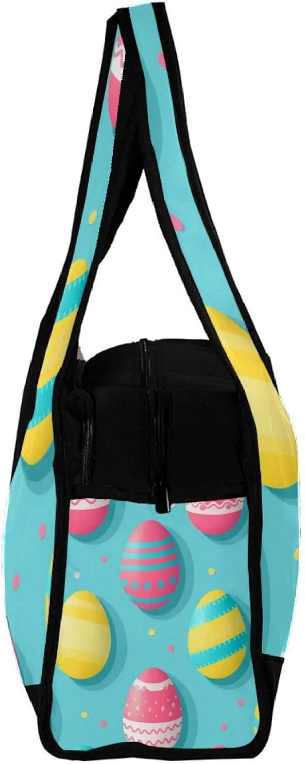 Gym Bags for Men,Travel Duffel Bags for Women,Colored Print Egg Easter,Workout Bag