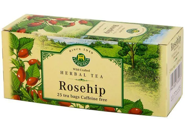 Herbaria Rosehip Tea (Rosa Species) 25 Tea Bags