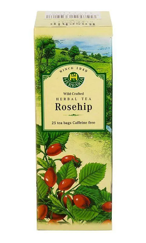 Herbaria Rosehip Tea (Rosa Species) 25 Tea Bags
