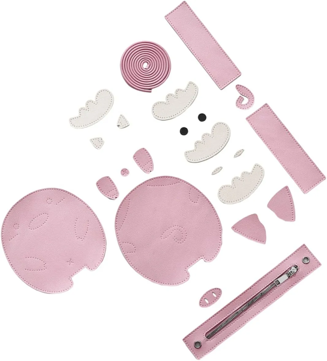 HOMSFOU 1Set DIY Handmade Material Kit for Crossbody Bag Chic Crafting Supplies for Sewing Present for Weddings Birthdays Easy to Create Without Experience