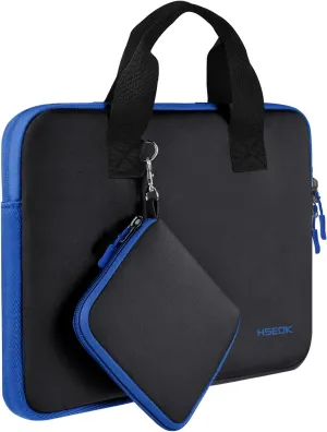 Hseok Laptop Sleeve 13.3-14 inch Case with Small Pouch, Neoprene Computer Bag Compatible with MacBook Pro 14" M4/M3/M2/M1 2025-2021, Mac Air/Pro 13.3" and Most 13-14 inch Notebooks,B01K03