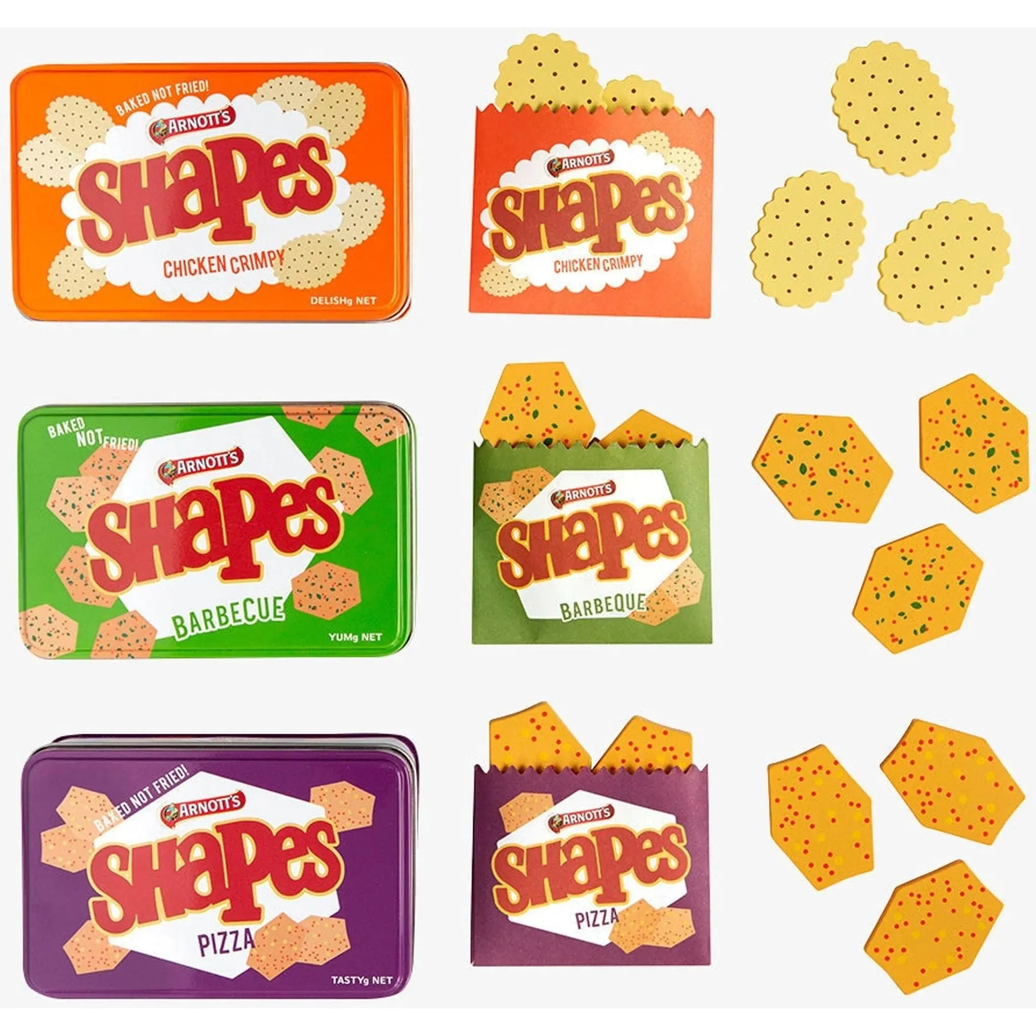 Iconic Toy - Arnott's Shapes