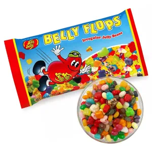 Jelly Belly Belly Flops – Fun-Shaped Candy Treats - Jelly Beans Bulk Pack for Parties and Events (Pack of 1, 2lb bags)