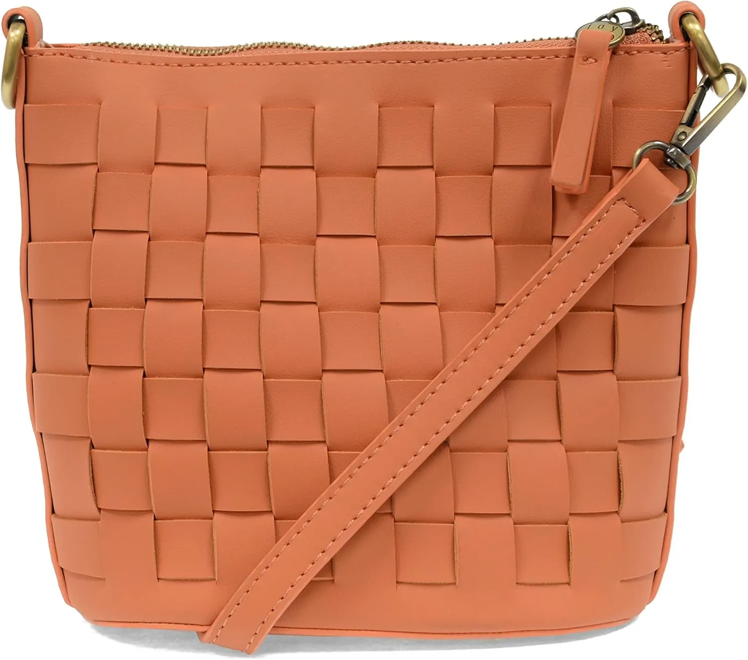 Joy Susan Maci Woven Crossbody: Vegan Bag