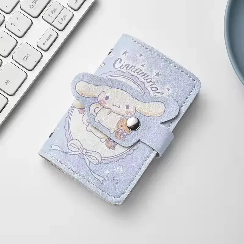 Kawaii Card Keeper Sanrio Snap Wallet