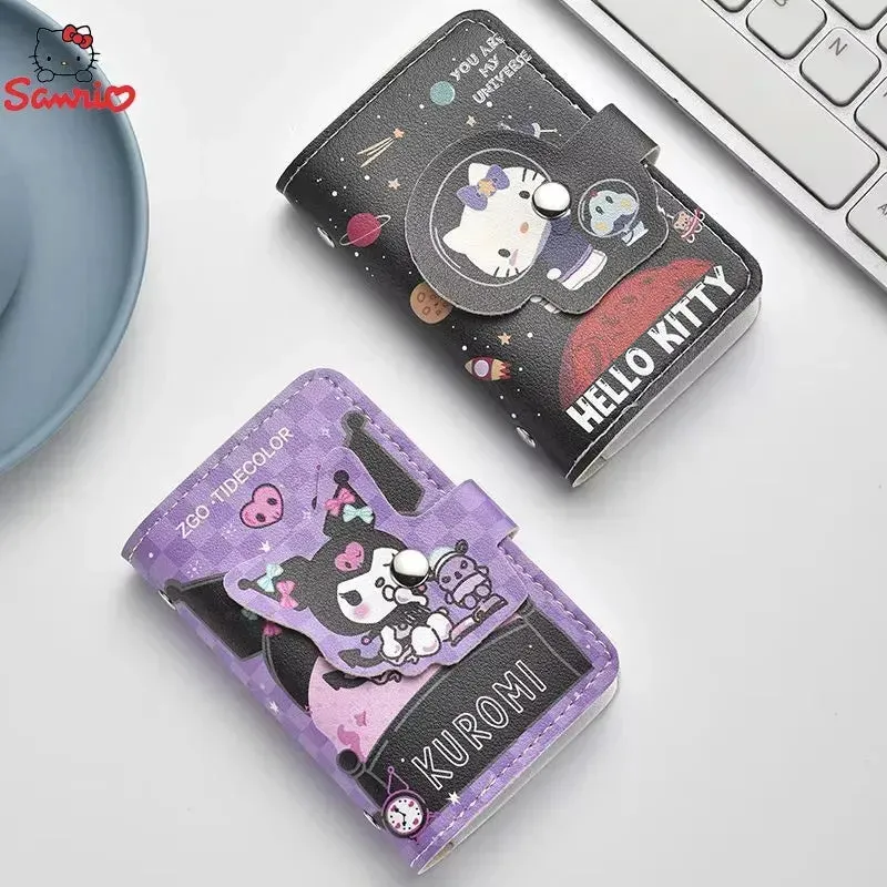 Kawaii Card Keeper Sanrio Snap Wallet