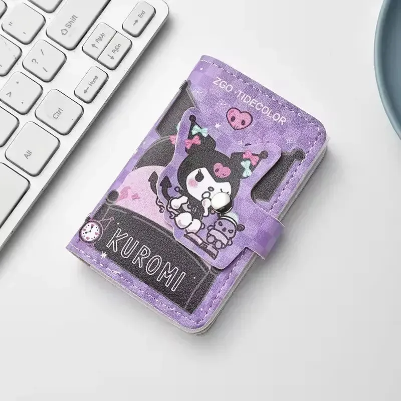 Kawaii Card Keeper Sanrio Snap Wallet