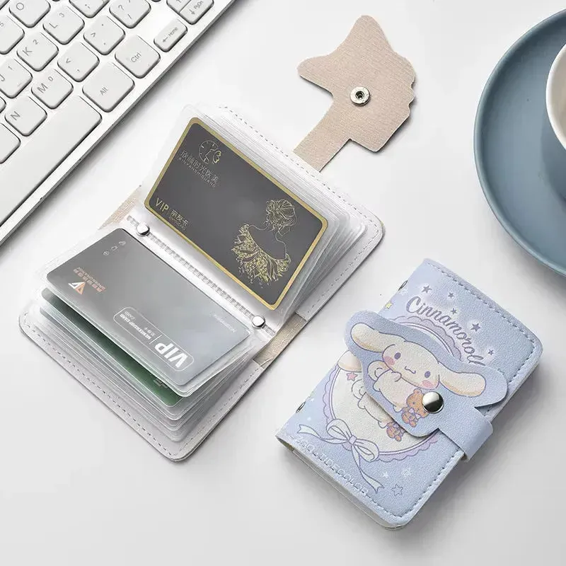 Kawaii Card Keeper Sanrio Snap Wallet