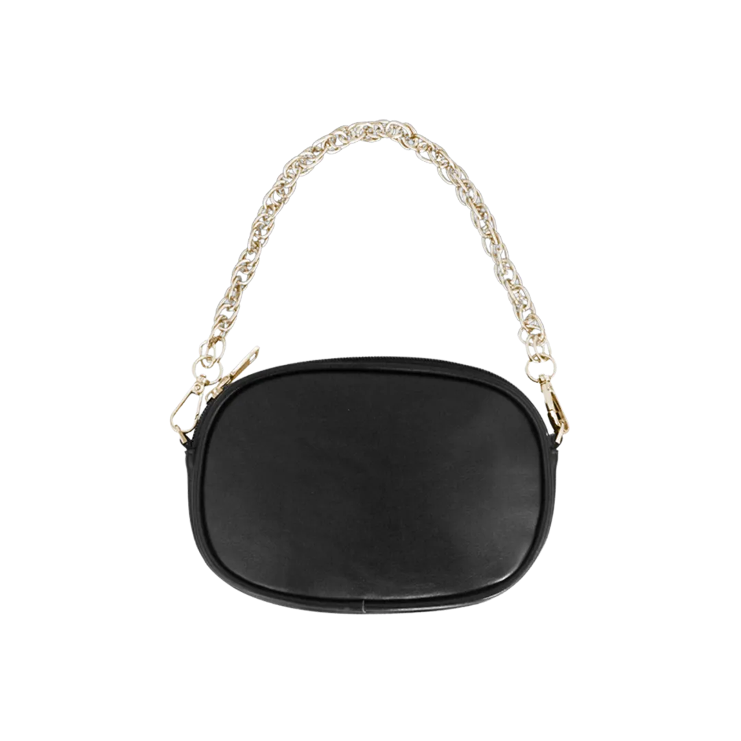 Lady in White Chain Purse