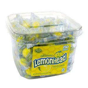 Lemonhead Hard Lemon Candy, Individually Wrapped Candy (150 Count)
