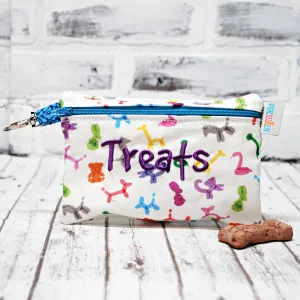 Multi-Colored Balloon Dogs Personalized Reusable Food Bag