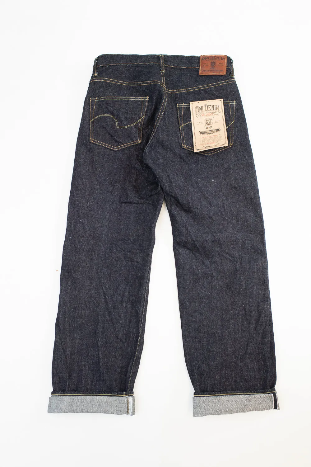 ONI-266 - 15oz "Low Tension" Selvedge Denim - Relax Straight Fit