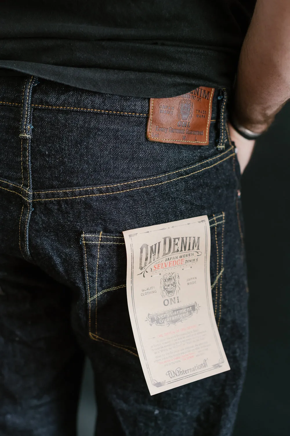 ONI-266 - 15oz "Low Tension" Selvedge Denim - Relax Straight Fit