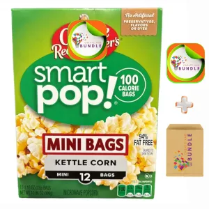 Orville Redenbacher's SmartPop! Kettle Corn Microwave Popcorn, Mini Bags, 1.16 oz, 12 Count, Gluten-Free, No Artificial Flavors   Create Sticker