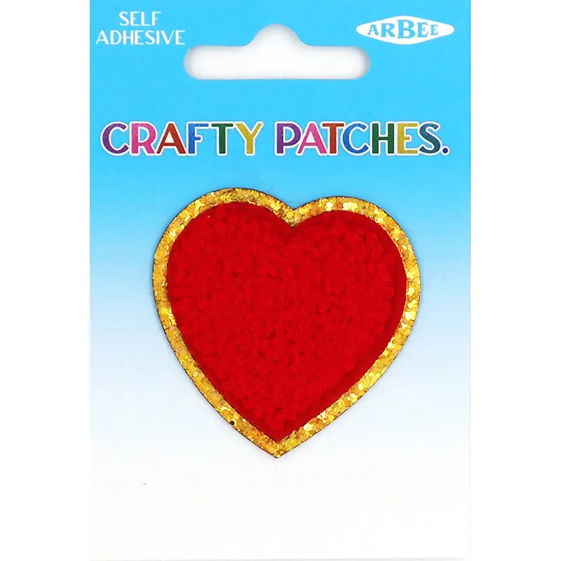 PATCH FLUFFY SPARKLE HEART