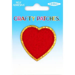 PATCH FLUFFY SPARKLE HEART