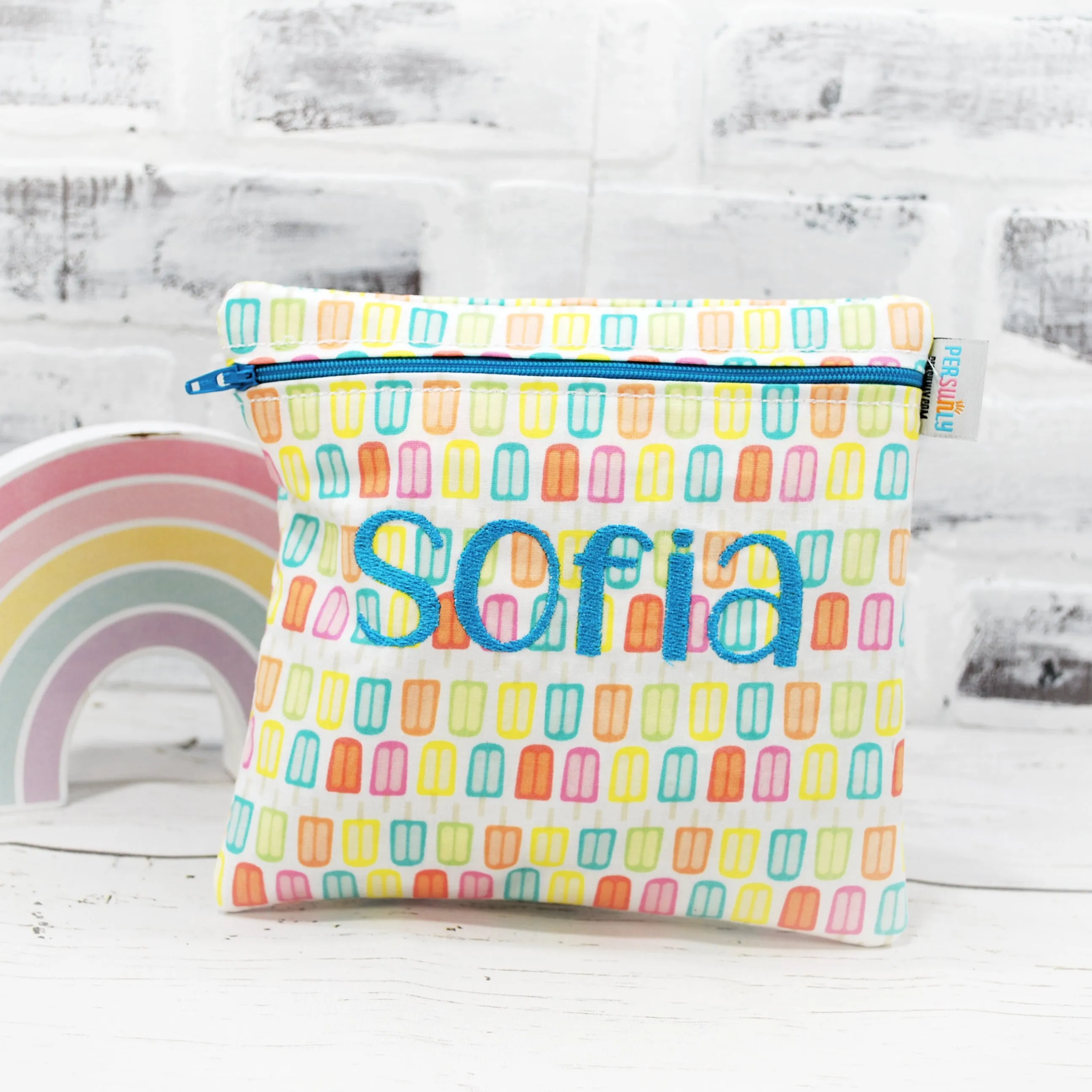 Popcicles Personalized Reusable Food Bag