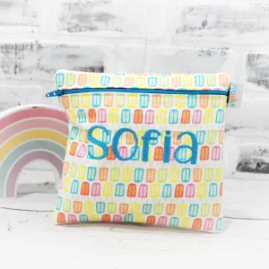 Popcicles Personalized Reusable Food Bag