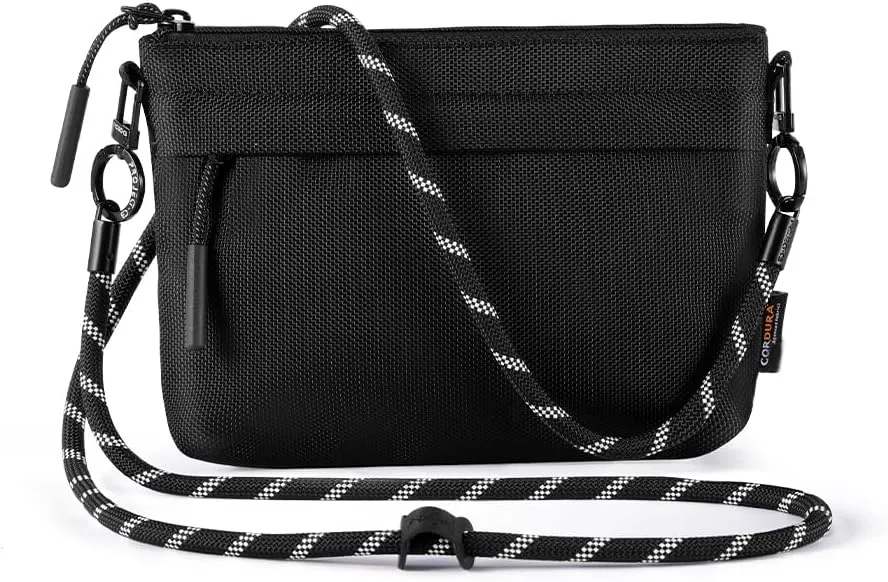 project-cb Crossbody Bag, Cordura Fabric Waterproof Travel Purse, Phone Bag, Small Crossbody Bags for Women & Men