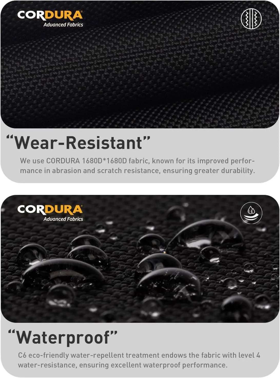 project-cb Crossbody Bag, Cordura Fabric Waterproof Travel Purse, Phone Bag, Small Crossbody Bags for Women & Men