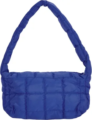 Puffer Handbag for Women-Candy Colored Small Quilted Down Padded Satchel Bag for Shopping,Travel