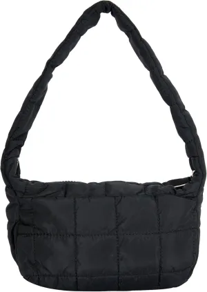 Puffer Handbag for Women-Candy Colored Small Quilted Down Padded Satchel Bag for Shopping,Travel