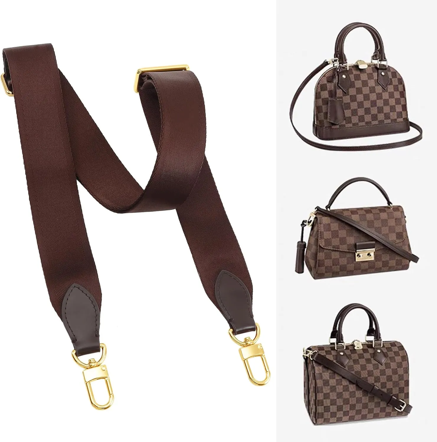 Purse Strap Replacement Crossbody Handbag Stripe Wide Adjustable