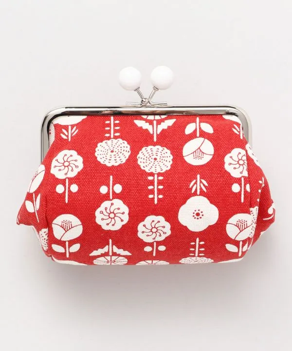 Retro Eastern Europe Motif GAMAGUCHI Clasp Pouch