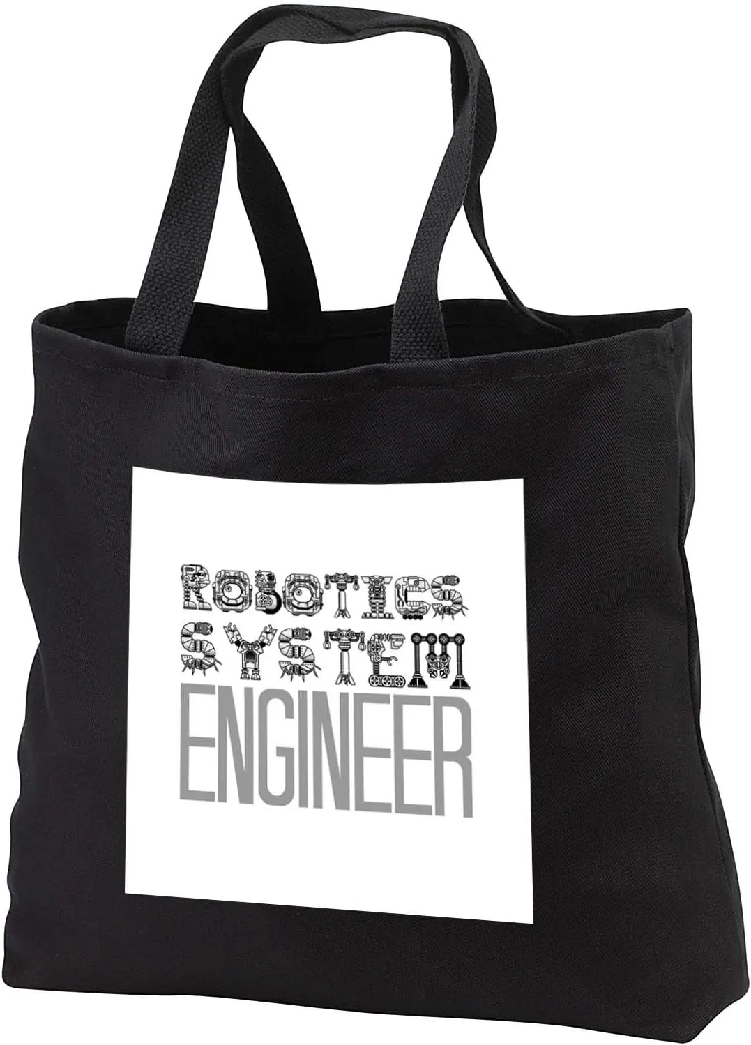 Robotics System Engineer Funny Decorative Text on White - Ideal Present Tote Bags