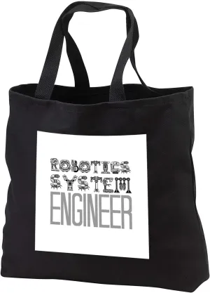 Robotics System Engineer Funny Decorative Text on White - Ideal Present Tote Bags