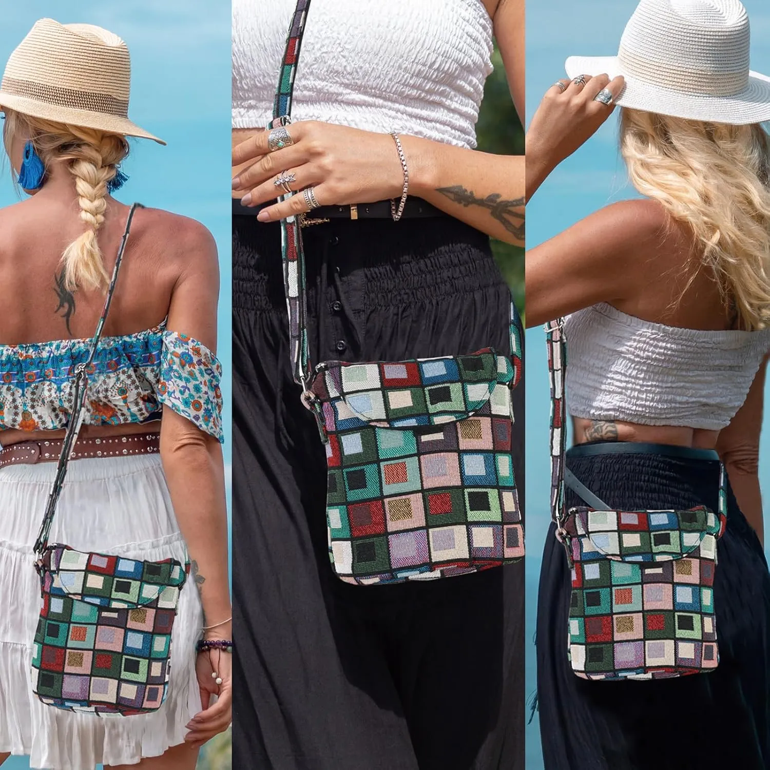 Satchel Saddle Pocket Swing pack Bag Collection Messenger Shoulder Bag Travel Purse Wallet