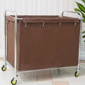 Shelf Movable Trolleys Removable Bags With Laundry Basket Laundry Sorter Rolling Laundry Hamper Wheeled Trolley Cart With Durable Detachable Fabric Bags, 4Ers