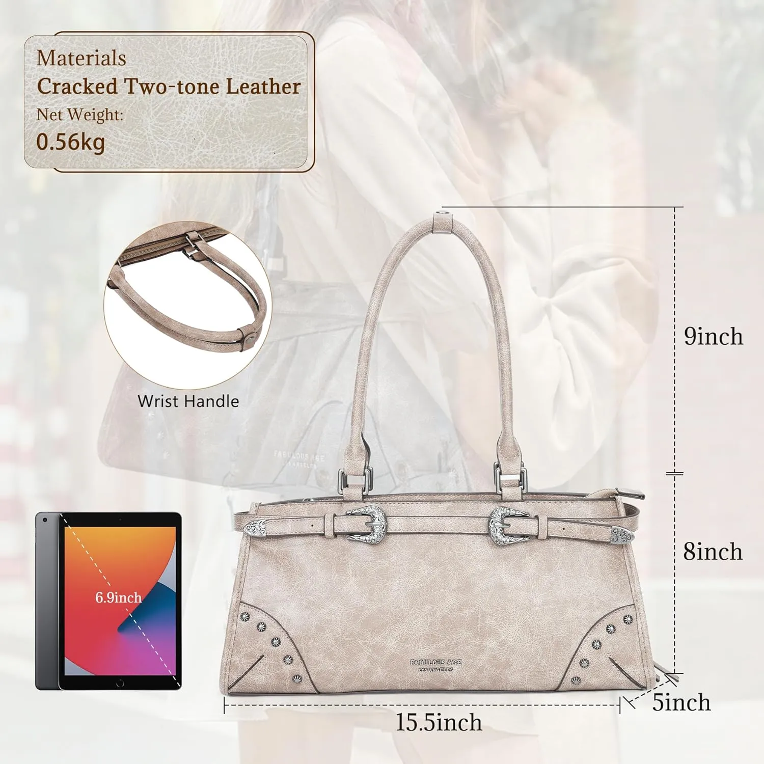 Shoulder Bag for Women Y2K Trendy Purse Top Handle Satchel Handbag Designer Vegan Leather Hobo Bag