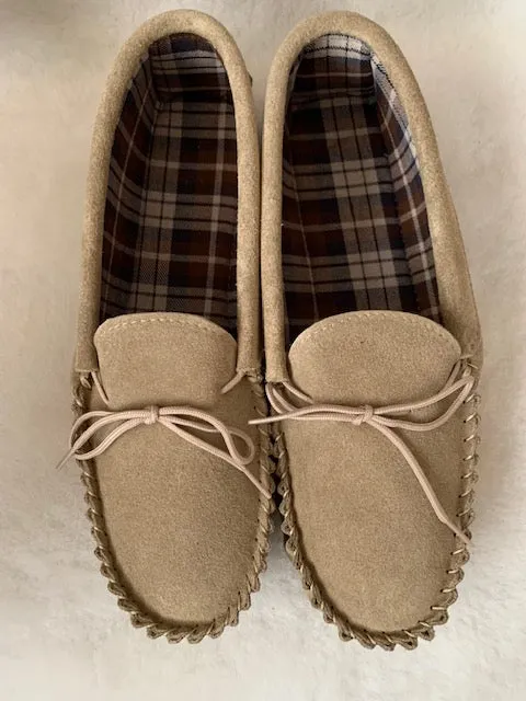 Size 13 - Suede Moccasin with Hard Sole | Daniel
