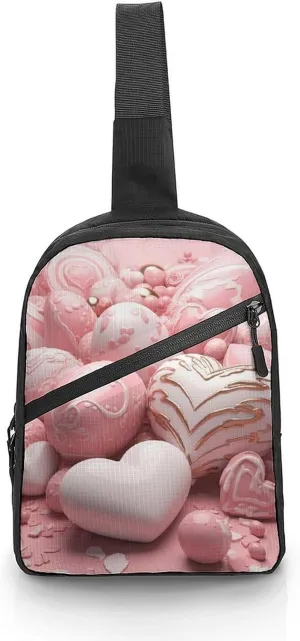 Sling Bag for Women Men Crossbody Sling Backpack Colored Pencils Chest Bags Shoulder Backpack Travel Hiking Daypack