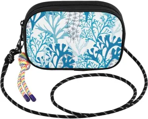 Small Crossbody Bags Underwater Corals and Seaweed Small Lightweight Cell Phone Purse
