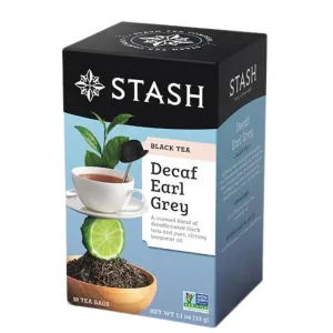Stash Decaf Tea Earl Grey Black Tea 18ct